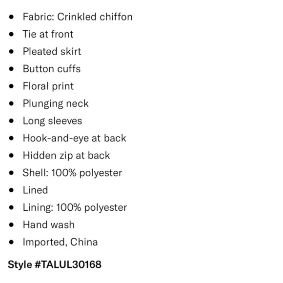 NWT La Maison Talulah Daze Chiffon Mini Dress - Picture 6 of 6